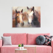 西を焼き付ける キャンバスプリント (インサイチュ (リビング))