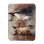 西を焼き付ける マグネット (縦)