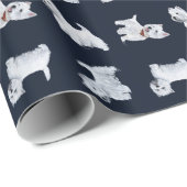 西を黒に積み重ね ラッピングペーパー (ロールコーナー)