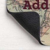 西アジアの早期地図 マウスパッド (コーナー)