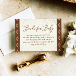 西アステカ洋素朴ベビー書 エンクロージャーカード