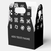 西アフリカのアディンクラ記号 フェイバーボックス (オープン)