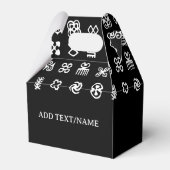 西アフリカのアディンクラ記号 フェイバーボックス (正面サイド)