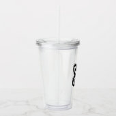 西アフリカのシンボル（存在度）アクリルタンブラー アクリルタンブラー (右)