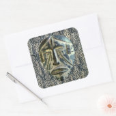 西アフリカのステッカー スクエアシール (封筒)