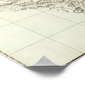 西アフリカの地図 ポスター (角)