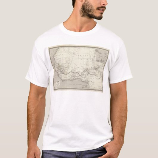 西アフリカの地図 Tシャツ (正面)