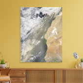 西アフリカの塵嵐 キャンバスプリント (インサイチュ (リビング))