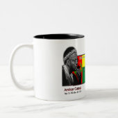 西アフリカの革命のfarthers ツートーンマグカップ (左)