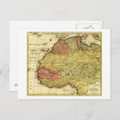 西アフリカパノラママップ西アフリカ2 ポストカード (正面/裏面)