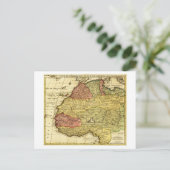 西アフリカパノラママップ西アフリカ2 ポストカード (スタンド正面)