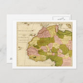 西アフリカパノラママップ西アフリカ3 ポストカード (正面/裏面)