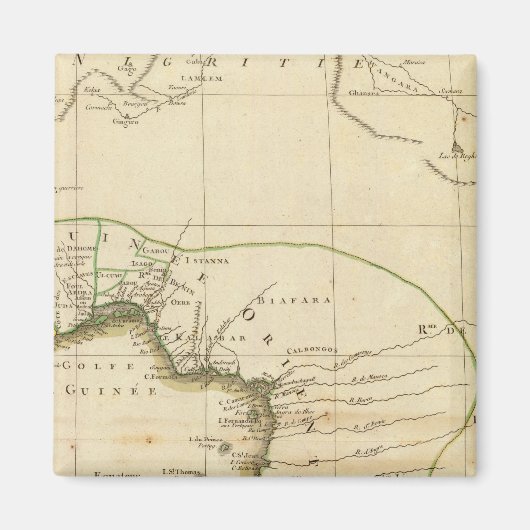 西アフリカマップ マグネット (正面)