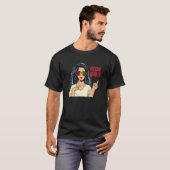 西アフリカ私はソーシャルワーカー2 Tシャツ (正面フル)