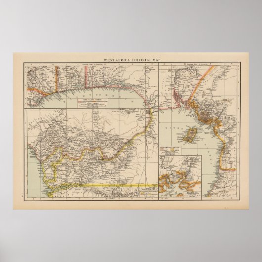 西アフリカ ポスター (正面)