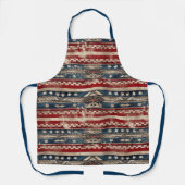 西アメリカ国旗 エプロン (正面)