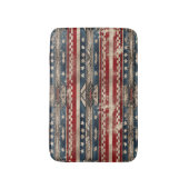 西アメリカ国旗 バスマット (正面縦)