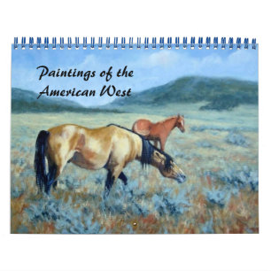 西アメリカ暦の絵画 カレンダー