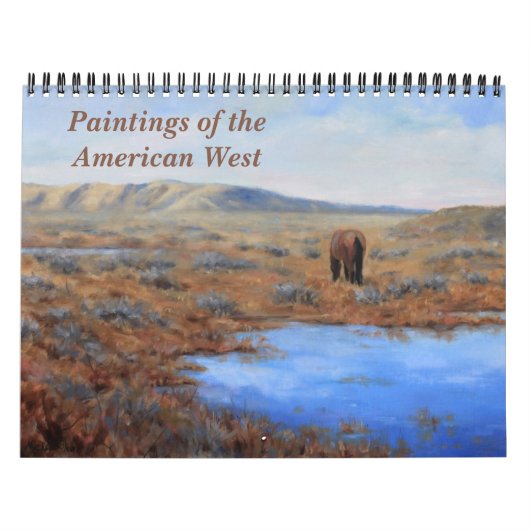 西アメリカ暦の絵画 カレンダー (カバー)