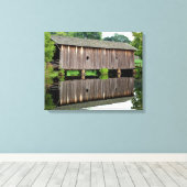 西アラバマ大学カバーブリッジ大学キャンパス キャンバスプリント (インサイチュ (ウッドフロア))