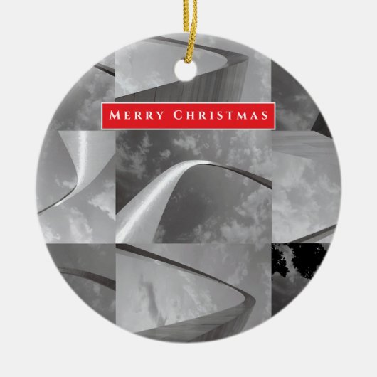 西アーチへの有名なゲートウェイ セラミックオーナメント (正面)