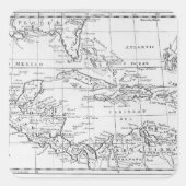 西インディの地図 スクエアシール (正面)