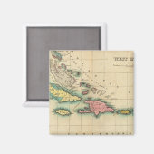 西インディの地図 マグネット (正面/裏面)
