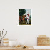 西インディアンの色の男、2つのカリブウォムを演出 ポスター (キッチン)