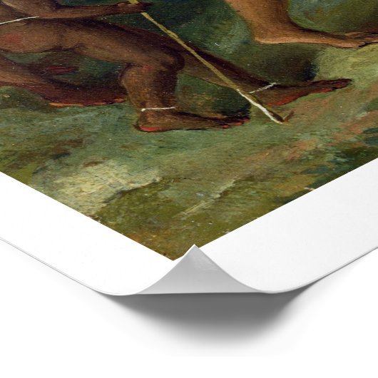 西インディアンの色の男、2つのカリブウォムを演出 ポスター (角)