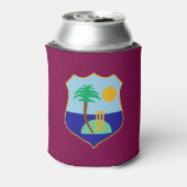 西インディクリケット国旗 缶クーラー (缶裏面)