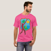 西インディクリケット西インディ国旗 Tシャツ (正面フル)