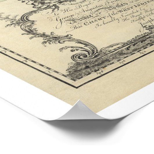 西インディ図 – 1774 ポスター (角)