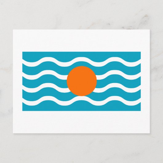 西インディ連盟国旗 ポストカード (正面)