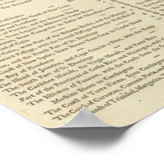 西インド地図 ポスター (角)