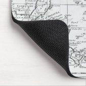 西インド諸島の地図 マウスパッド (コーナー)