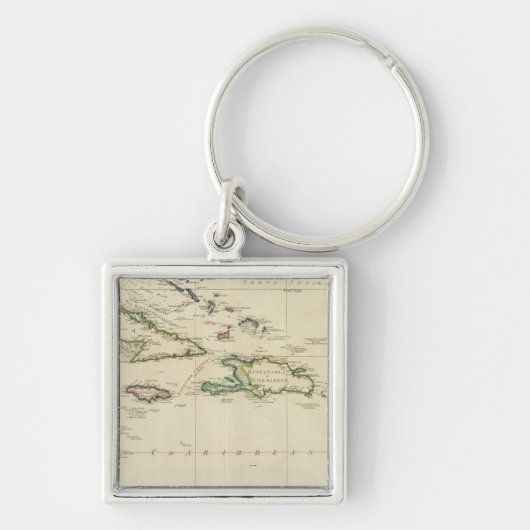 西インド諸島2 キーホルダー (正面)