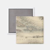 西インド諸島3 マグネット (正面/裏面)