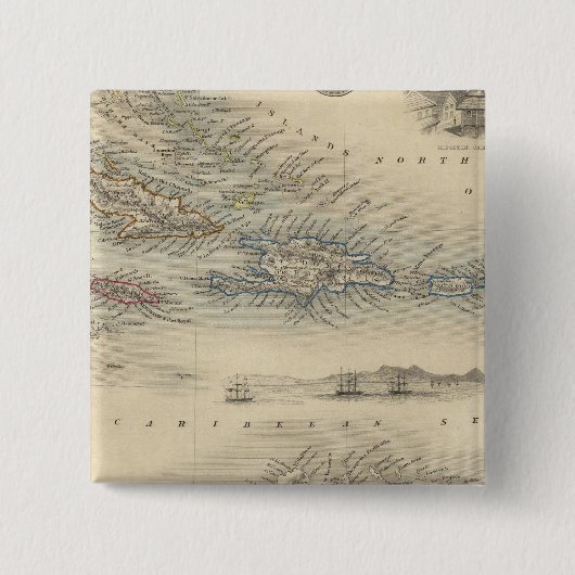 西インド諸島3 缶バッジ (正面)