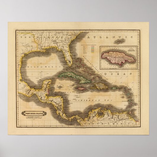 西インド諸島 ポスター (正面)