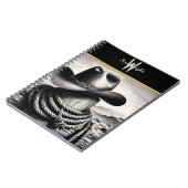 西ウィムシー:カウボーイハット&ラッソー ノートブック (左側)