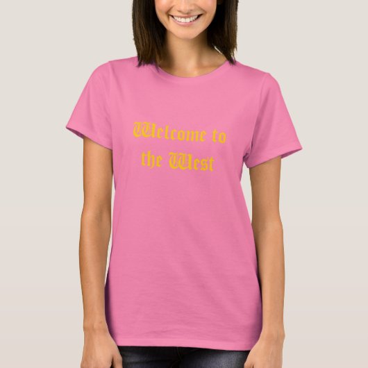 西ウェルカムオリーブ Tシャツ (正面)