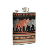 西ウマのシルエット フラスク (右)