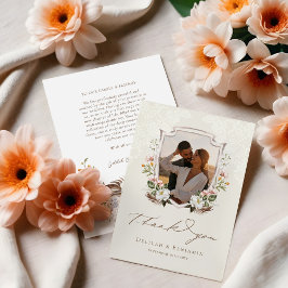 西エレガントカウボーイフローラクレスト写真スクリプト サンキューカード