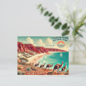 西オーストラリアのフランソワ・ペロン国立公園！ ポストカード (スタンド正面)