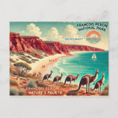 西オーストラリアのフランソワ・ペロン国立公園！ ポストカード (正面)