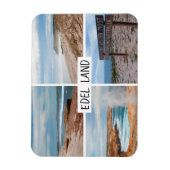 西オーストラリアの崖の海岸線のブルーフル マグネット (縦)