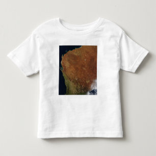 西オーストラリアの衛星眺め トドラーTシャツ