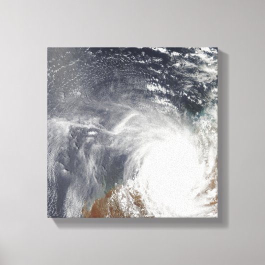 西オーストラリア上空の熱帯低気圧ローレンス キャンバスプリント (正面)