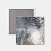 西オーストラリア上空の熱帯低気圧ローレンス マグネット (正面/裏面)