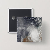 西オーストラリア上空の熱帯低気圧ローレンス 缶バッジ (正面&裏面)